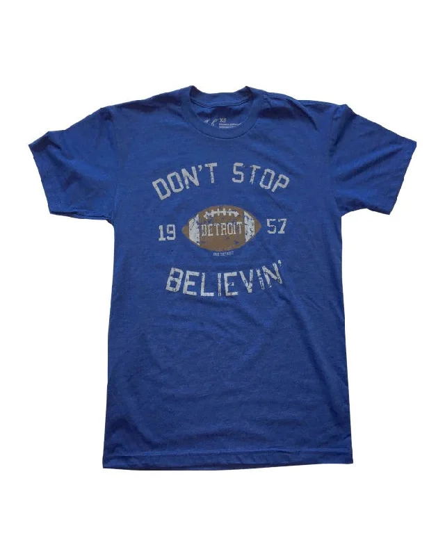 GLS100- Don't Stop Belivin T-Shirt Front Pockets Side Pockets Patch Pockets