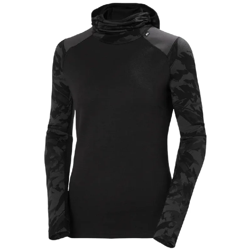 Helly Hansen Women's Lifa Merino Midweight Balaclava Hoodie Hoodie with Fur Luxurious Winter Helly Hansen Women's Lifa Merino Midweight Balaclava Hoodie Hoodie with Fur Luxurious Winter