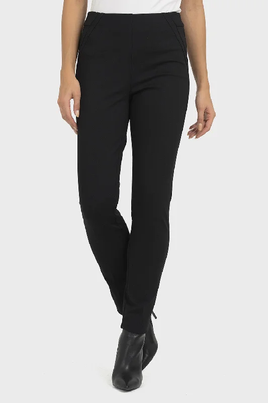 Joseph Ribkoff Black Pants Style # 193368 Modern Bootcut Pants