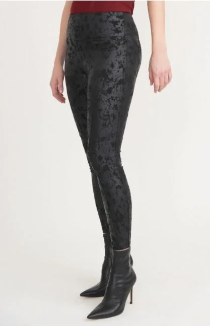 Joseph Ribkoff Black Pants Style 203381 Classic Straight-Leg Pants