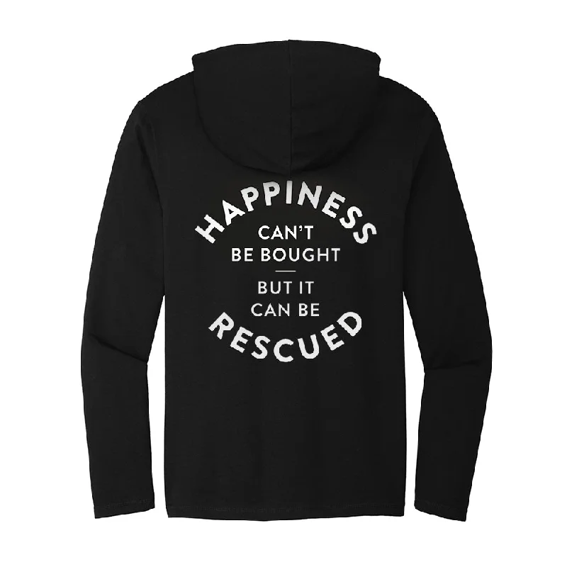 Key to Happiness Lightweight Hoodie Hoodie with Turtle Neck Cozy Winter