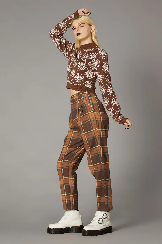 Mary Tartan Pant Soft Sweatpants Style