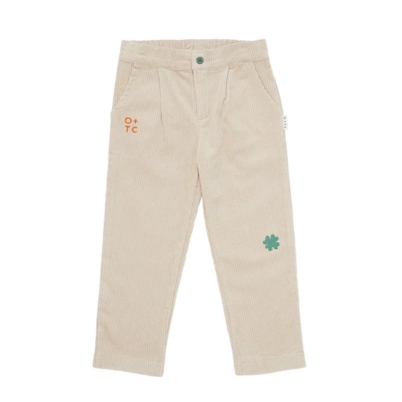 Olive And The Captain Corduroy Wide Leg Pants - Clover Chic Wool Trousers