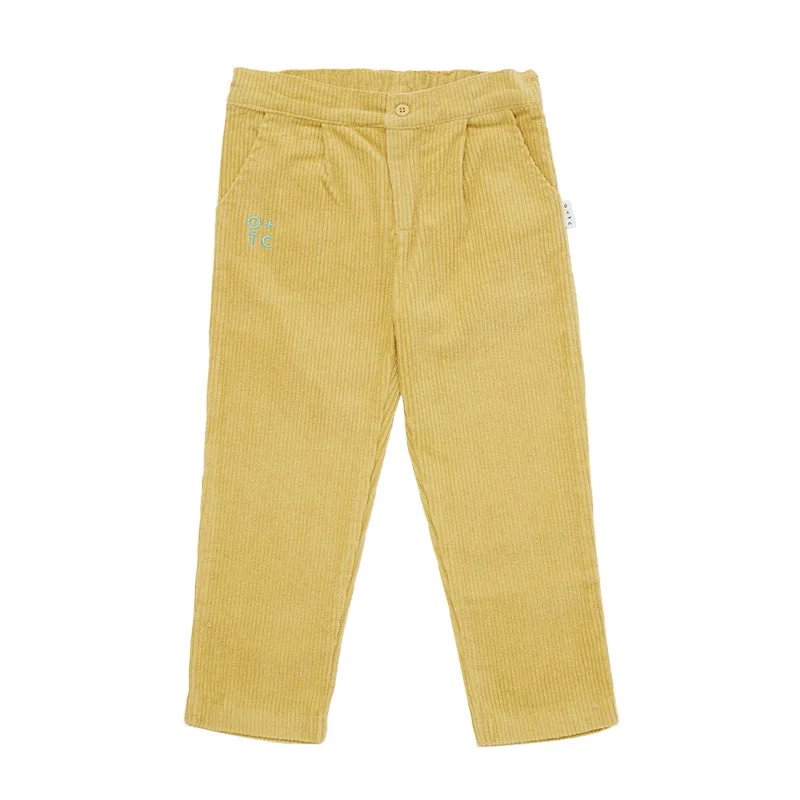 Olive And The Captain Corduroy Wide Leg Pants - Dijon Cozy Fitted Pants