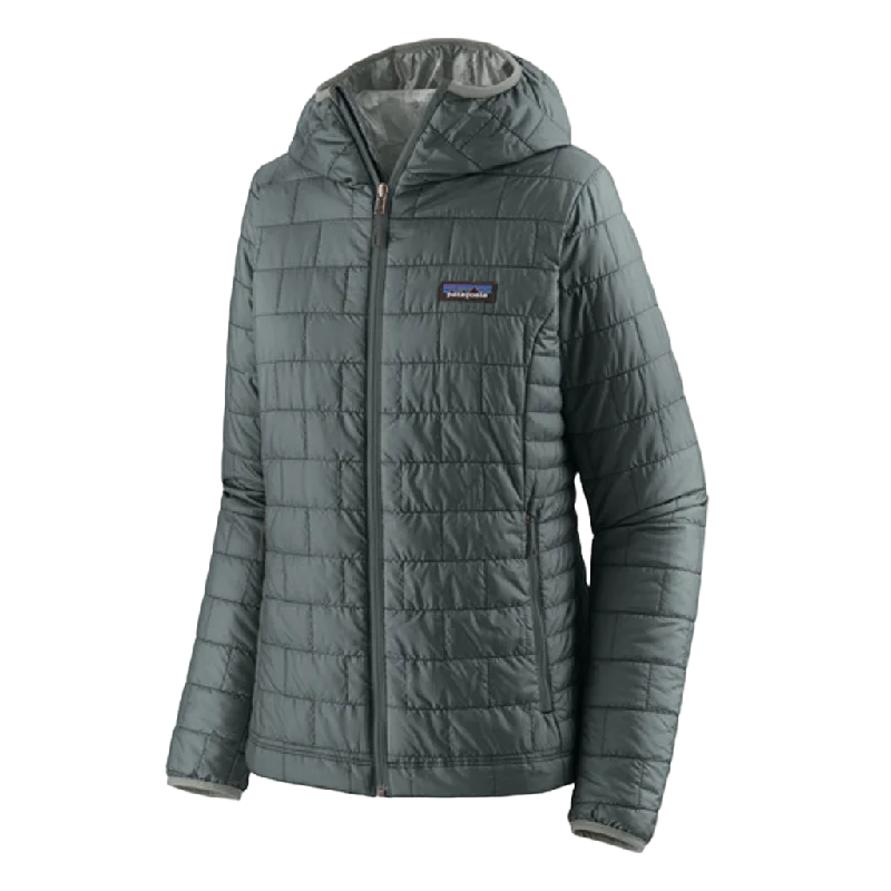 Patagonia Women's Nano Puff Hoody - Past Season Hoodie with Set-In Sleeves Structured Classic Patagonia Women's Nano Puff Hoody - Past Season Hoodie with Set-In Sleeves Structured Classic