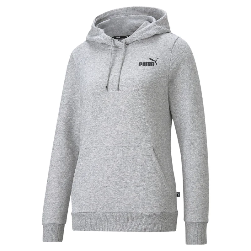 PUMA Women's Essentials Small Logo Hoodie Hoodie with Raglan Sleeves Sporty Comfortable PUMA Women's Essentials Small Logo Hoodie Hoodie with Raglan Sleeves Sporty Comfortable