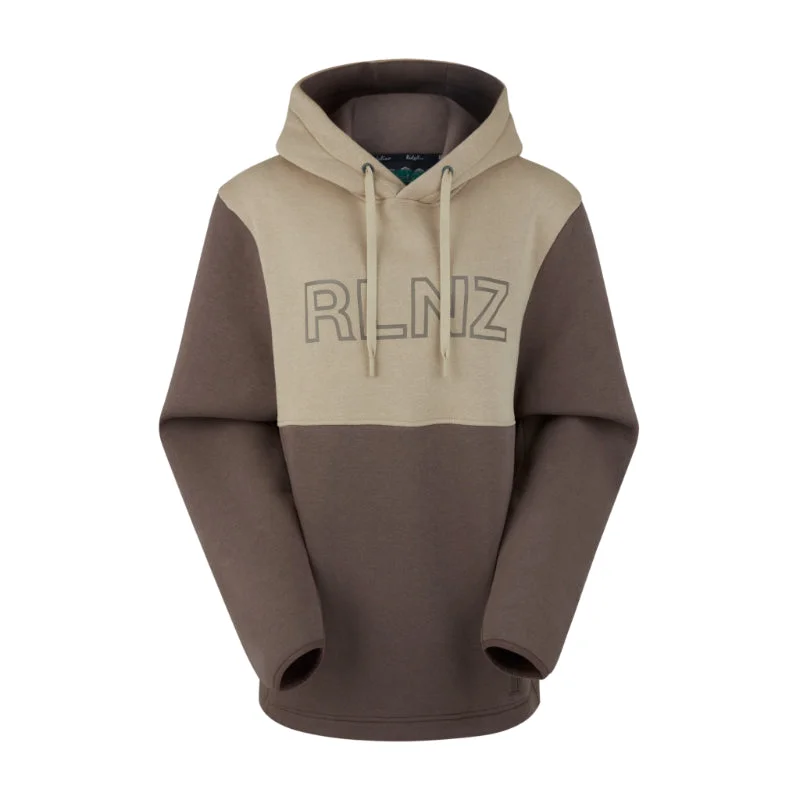 Ridgeline South Island Ladies Hoodie - Light Bark Mix Hoodie with Zipper Placket Modern Functional Ridgeline South Island Ladies Hoodie - Light Bark Mix Hoodie with Zipper Placket Modern Functional