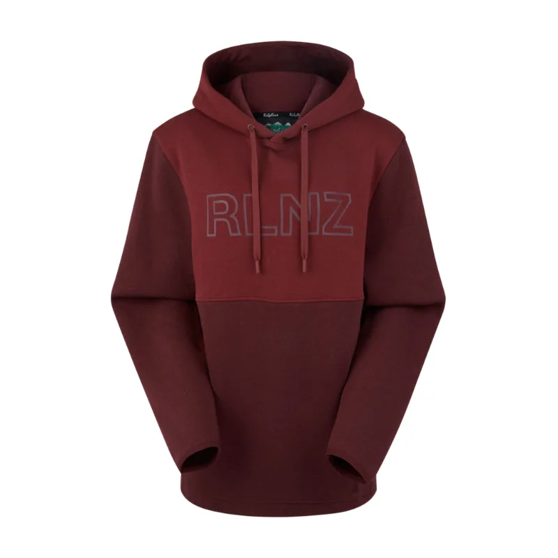 Ridgeline South Island Ladies Hoodie - Winter Berry Mix Hoodie with Emblem Brand Identity Ridgeline South Island Ladies Hoodie - Winter Berry Mix Hoodie with Emblem Brand Identity