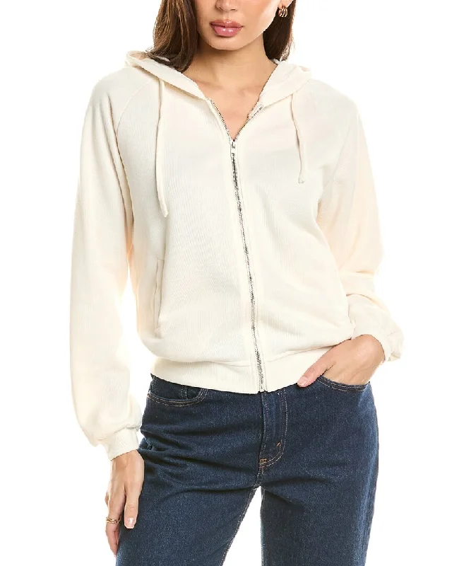 Seraphina Hoodie Hoodie with Hem Frayed Vintage Worn