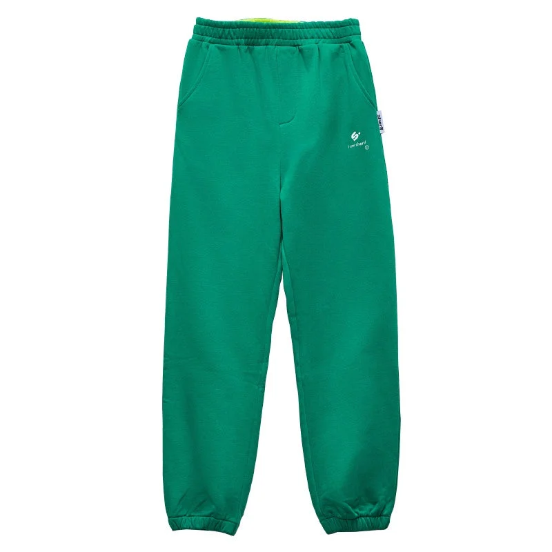 Sherif Green Day Track Pant Slim-Fit Khaki Pants