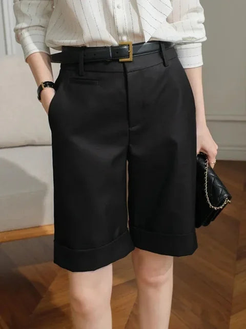 black with belt