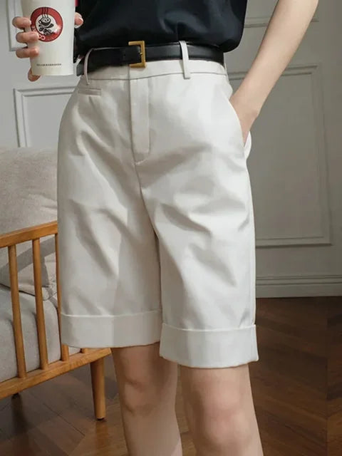 white with belt