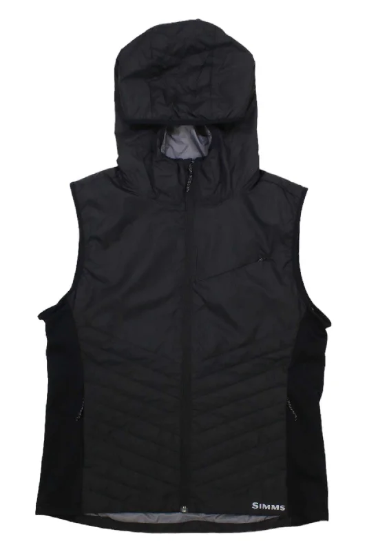 Simms Women's Fall Run Hybrid Hooded Vest Hoodie with Lace Feminine Delicate