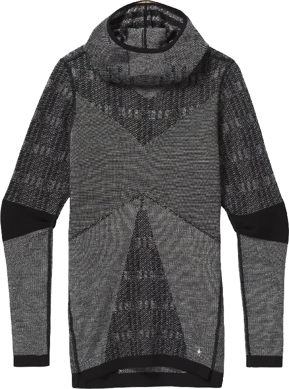 Intraknit™ Thermal Max Merino Base Layer Pattern Hoodie - Women's|-|Couche de base thermique à capuchon avec motif en laine mérinos Intraknit Max - Femme Hoodie with Hem Contrast Bold Stylish
