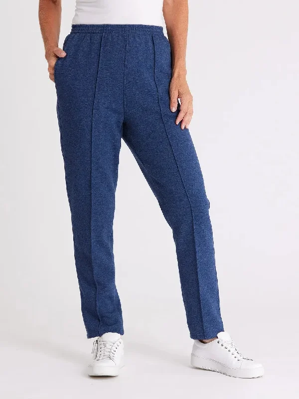 Snowy Mt Fleece Short Pant Chic Faux Leather Pants