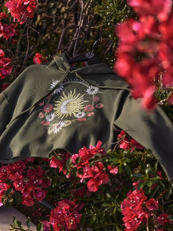 One Love Cropped Hoodie Hoodie with Patch Decorative Personalized