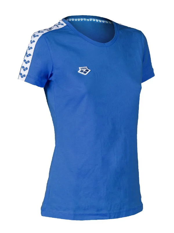 T-shirt Arena Team pour femmes - Royal Collared T-Shirt Boat Neck A-Line