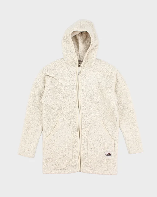 The North Face Teddy Hooded Fleece - M Hoodie with Back Slit Movement Comfort