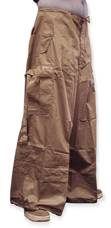 Unisex 40 " Wide Leg UFO Pants (Mocha) Casual Plaid Pants
