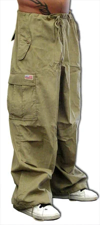 Unisex Basic UFO Pants (Extreme Comfort Cords (Khaki) High-Waist Yoga Pants