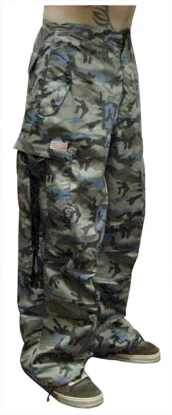 Unisex Basic UFO Pants (Navy Seal Camo) Stylish Harem Pants