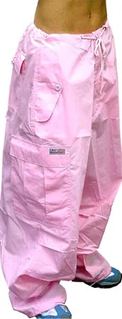Unisex Basic UFO Pants (Pastel Pink) Relaxed Fit Trousers