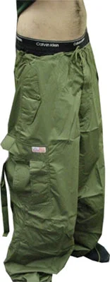 Unisex Basic UFO Pants with Thermal Lining (Olive) Soft Stretch Pants