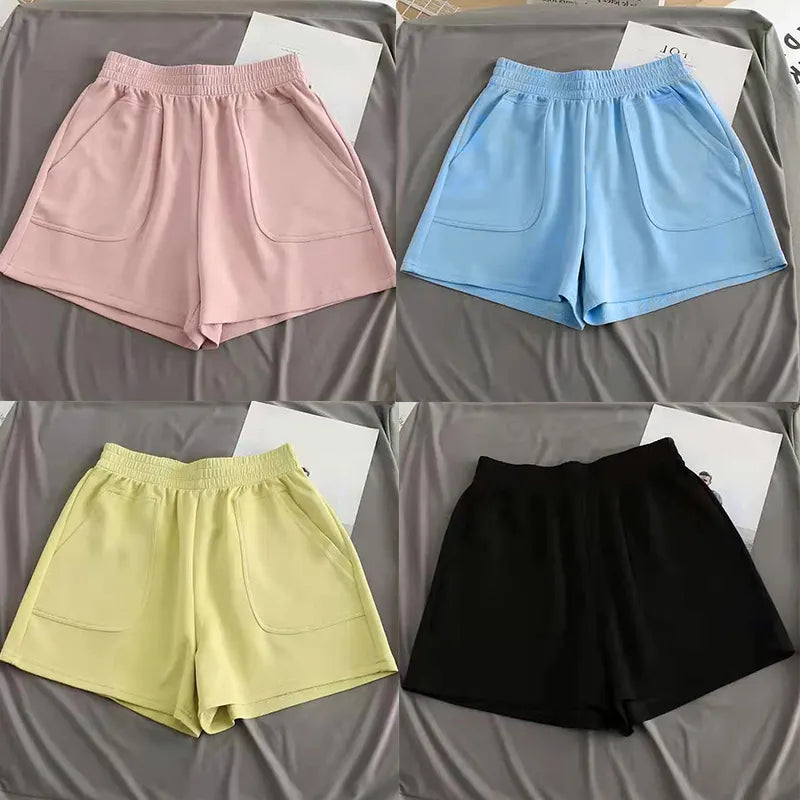 Wide Leg Shorts Hot Pants Women Home Leisure High Waist Shorts Hip Wrap Sports Hot Pants Korean Straight Tube Loose Shorts Chic Wool Trousers Wide Leg Shorts Hot Pants Women Home Leisure High Waist Shorts Hip Wrap Sports Hot Pants Korean Straight Tube Loose Shorts Chic Wool Trousers