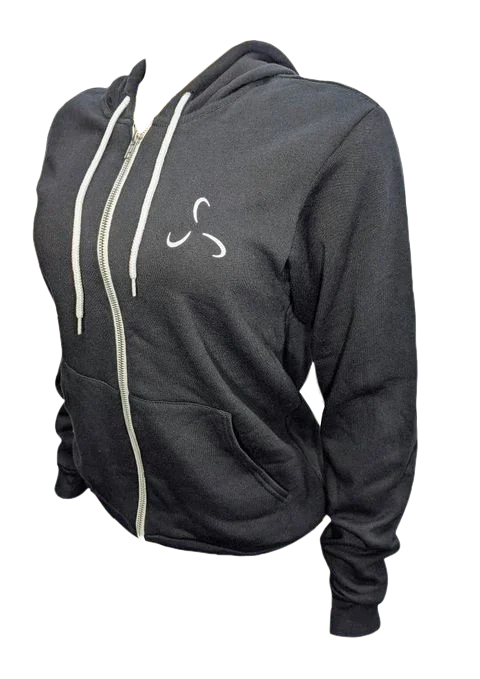 Women's Fleece Zip Up Hoodie Hoodie with Bell Sleeves Flared Feminine
