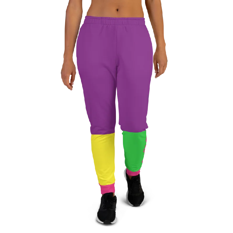 Women's Track Pants - Neon Slim Fit Casual Pants