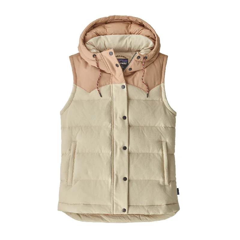 W's Bivy Hooded Vest Hoodie with Fur Luxurious Winter