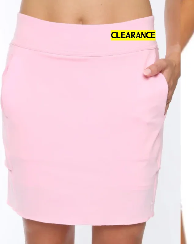 Belyn Key Tin Cup Tiered Skort 16" flowy skirt hem