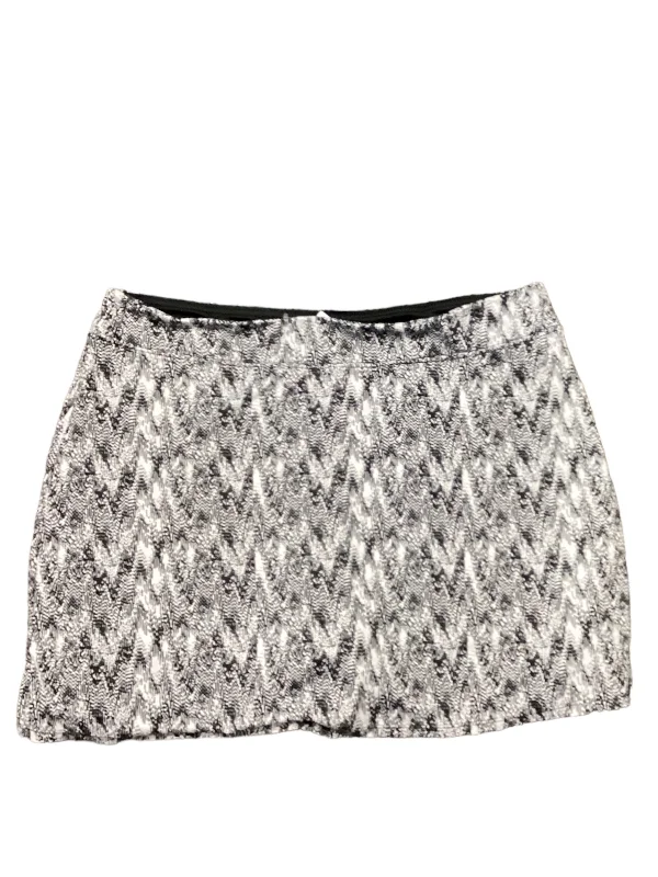 Black & White Skort Tranquility, Size Xl high waist skirt