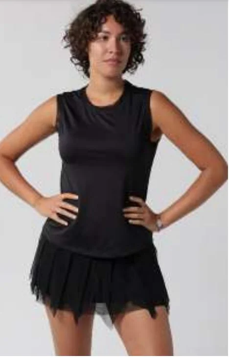 EPC Couture Solids Serena Skort Essentials (Multiple Colors) a-line skirt cut