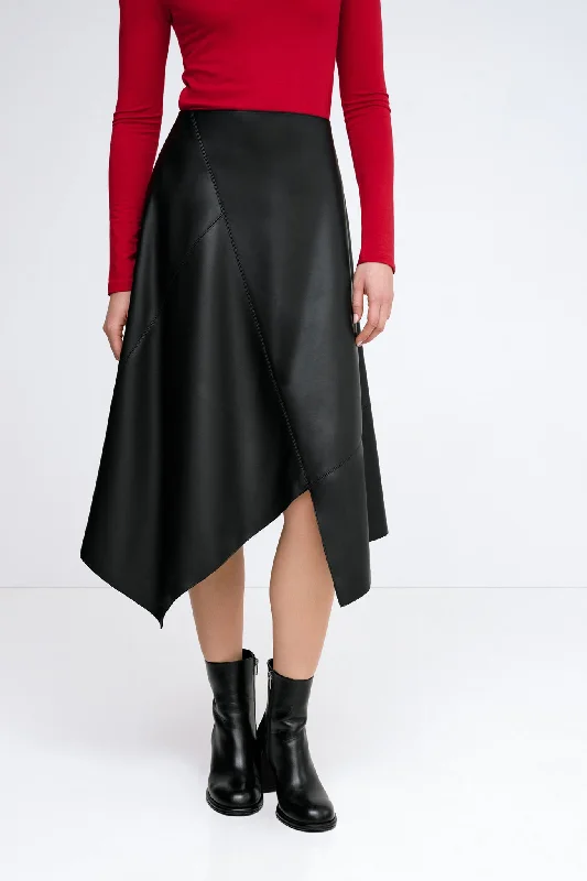Coralie Skirt flowy skirt hem