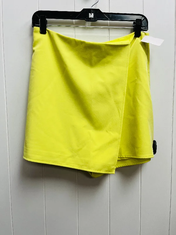 Green Skort Express, Size M wool skirt warm