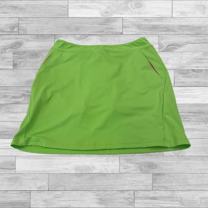 Green Skort Polo Ralph Lauren, Size S ribbed skirt waist