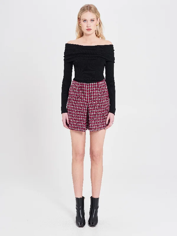 Holiday Tweed Skort lace skirt delicate