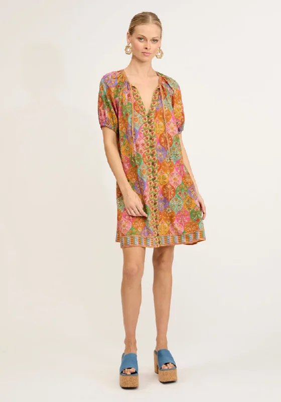 Harper Mini Dress - Kasbah Trendy Floral Mini Dress