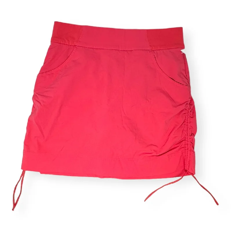 Orange Skort Columbia, Size S slim fit skirt