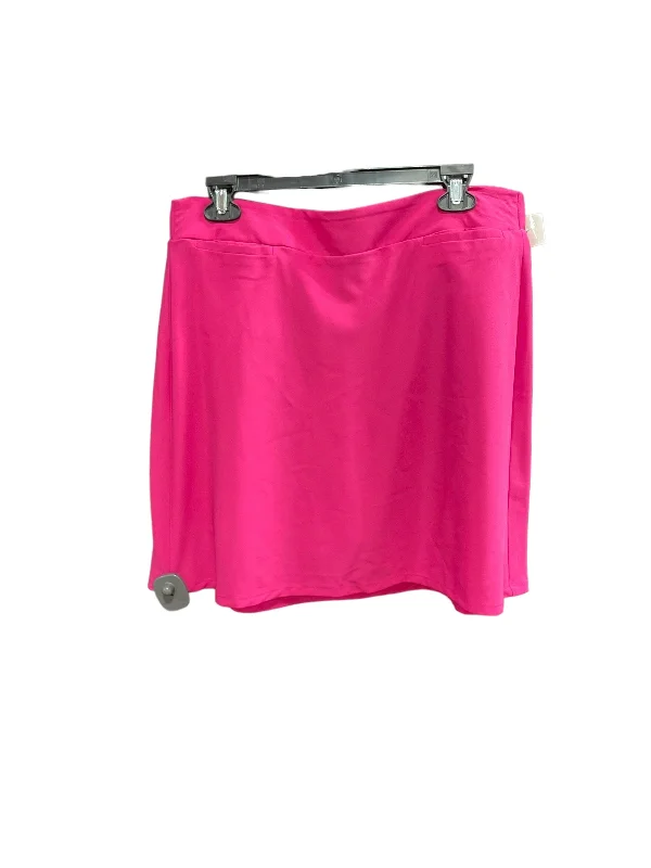 Pink Skort Croft And Barrow, Size M cashmere skirt rich