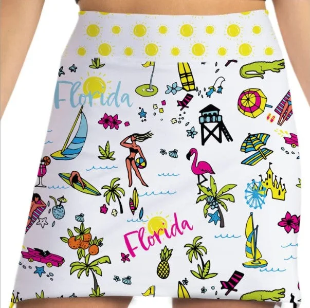 Skort Obsession Sunshine State Skort 17" chiffon skirt delicate