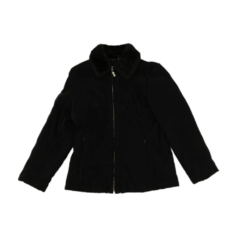 Black Solid Lightweight Jacket Denim Jacket Leather Jacket Suede Jacket