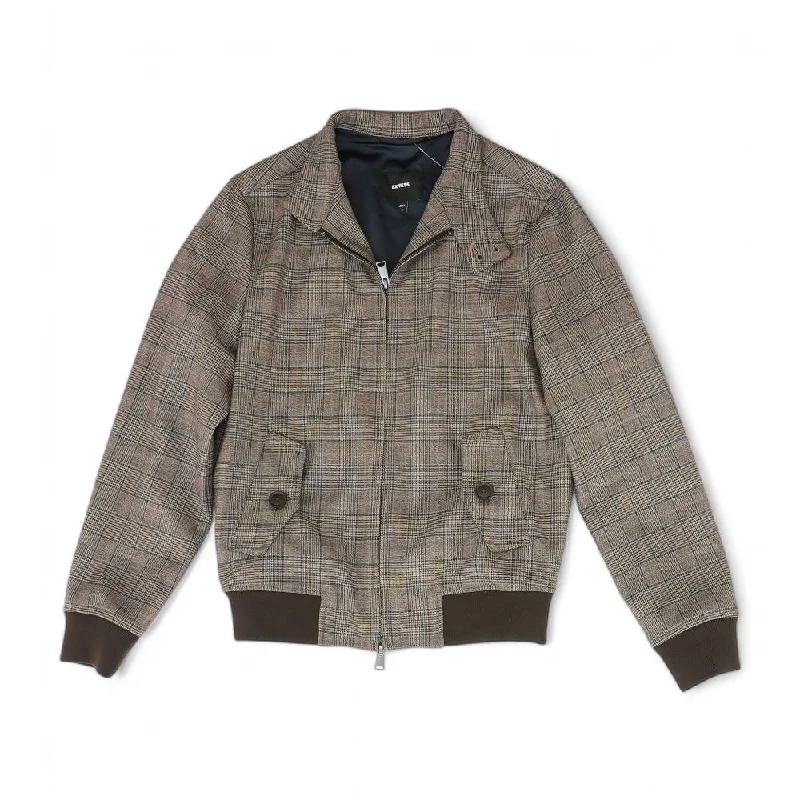 Brown Plaid Jacket Chenille Jacket Brocade Jacket Lace Jacket