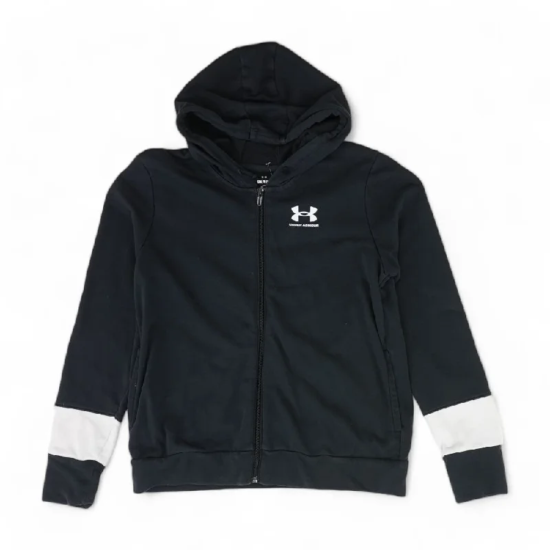 Navy Solid Jacket Fleece Jacket Down Jacket Feather Jacket