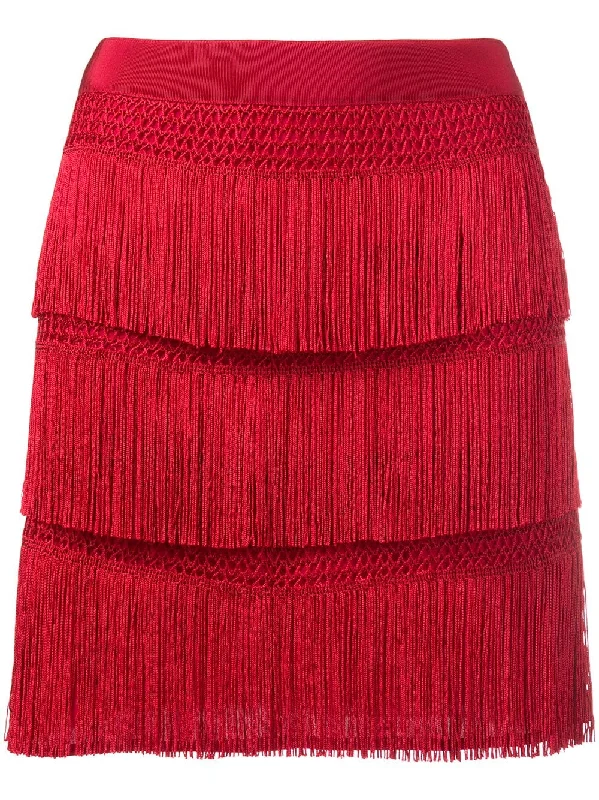 fringe skirt pleated skirt texture