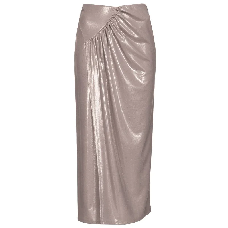 PINKO Beige Polyester Skirt a-line skirt cut