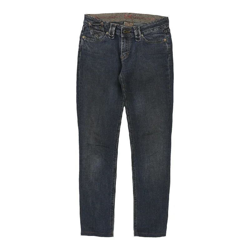 Dolce & Gabbana Jeans - 30W UK 8 Blue Cotton Trendy Skinny Fit Jeans