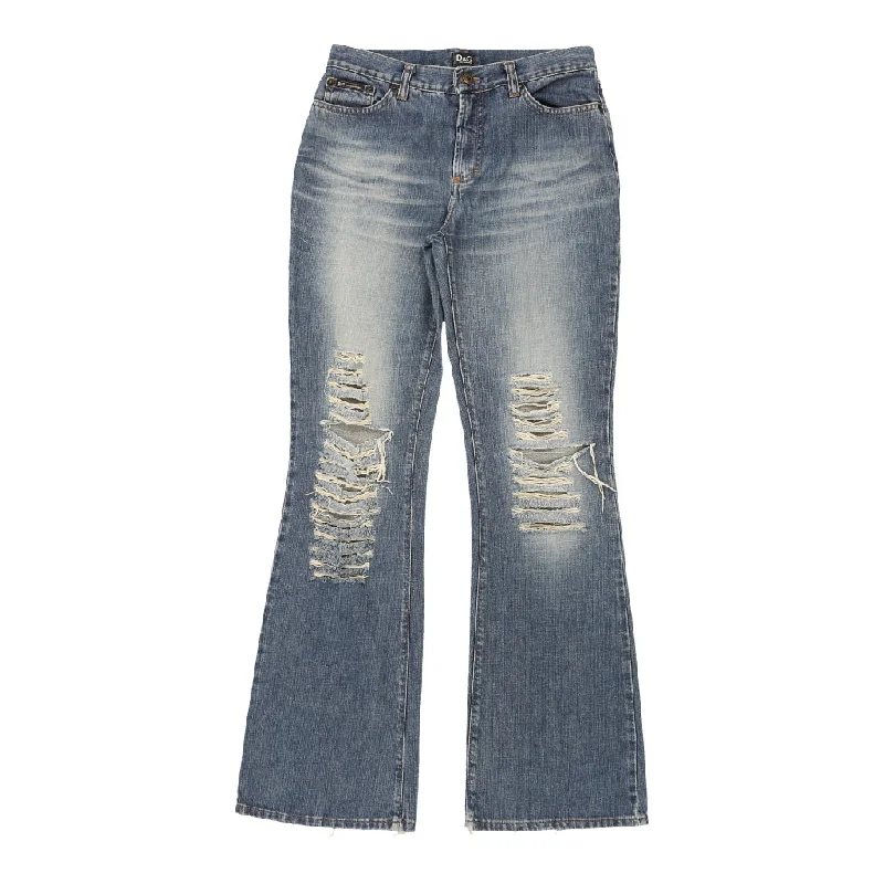 Dolce & Gabbana Jeans - 30W UK 8 Blue Cotton Fashionable Mom Jeans