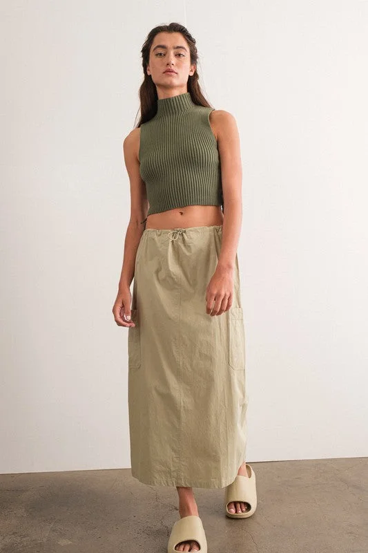 Fay Cargo Skirt slim fit skirt